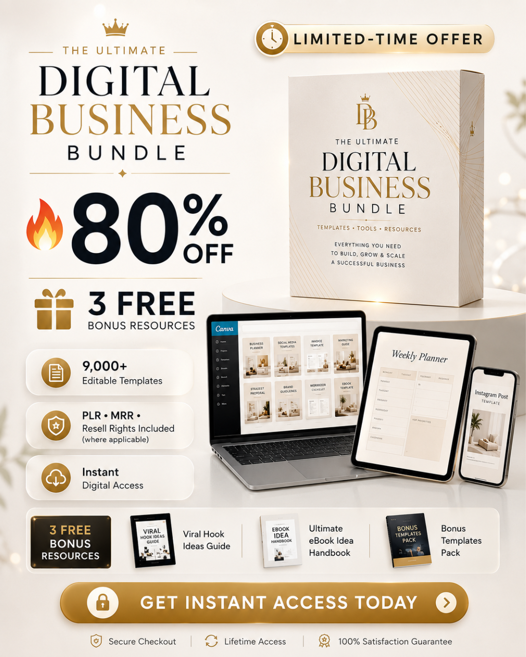 The Ultimate Canva Planner & Digital Business Bundle