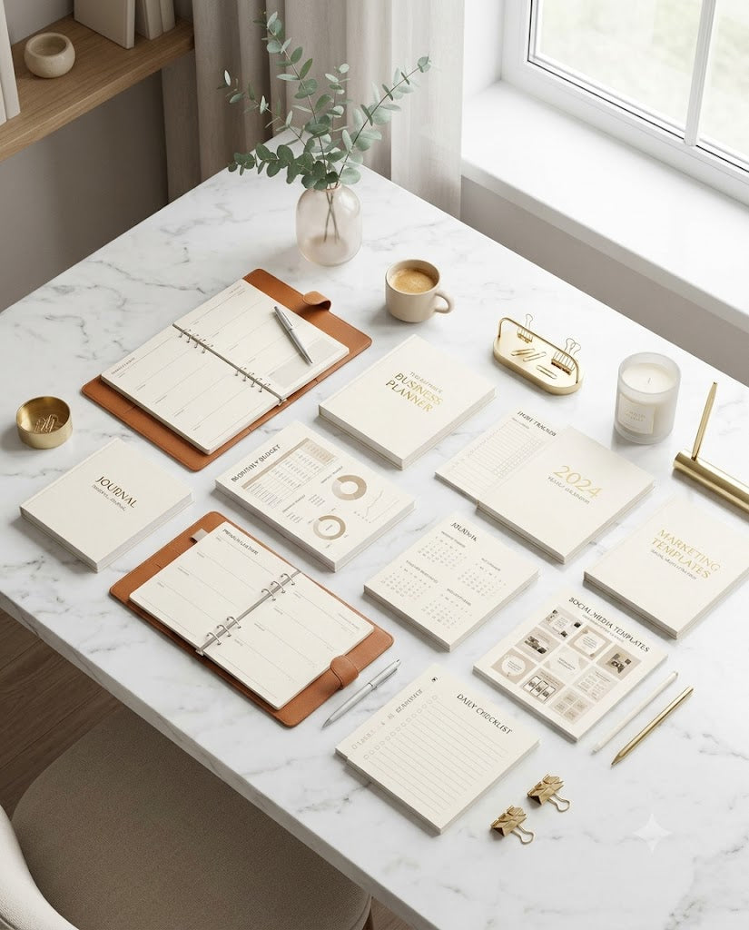 The Ultimate Canva Planner & Digital Business Bundle